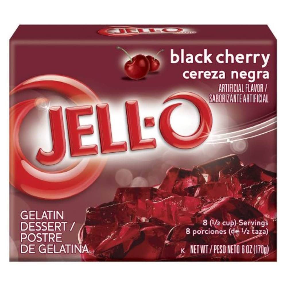 Jell-O Black Cherry Gelatin Dessert (85 g)