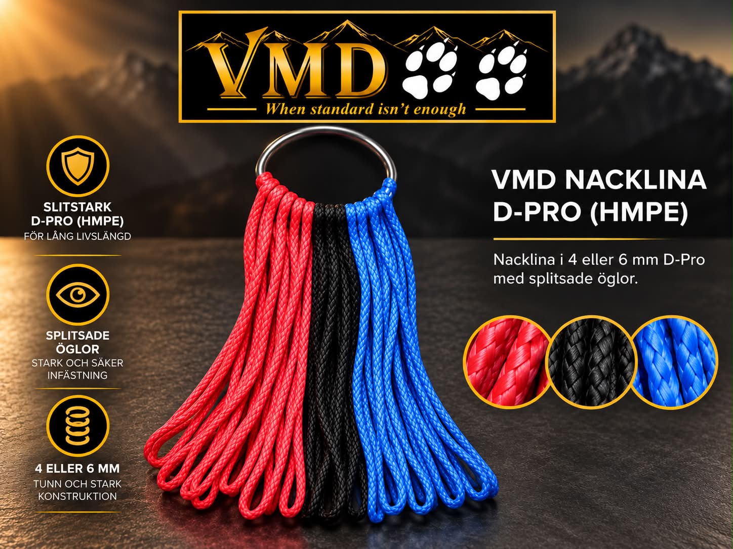 VMD neckline D-Pro (HMPE)
