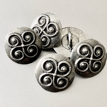 Tennknappar 17 mm 5 stycken