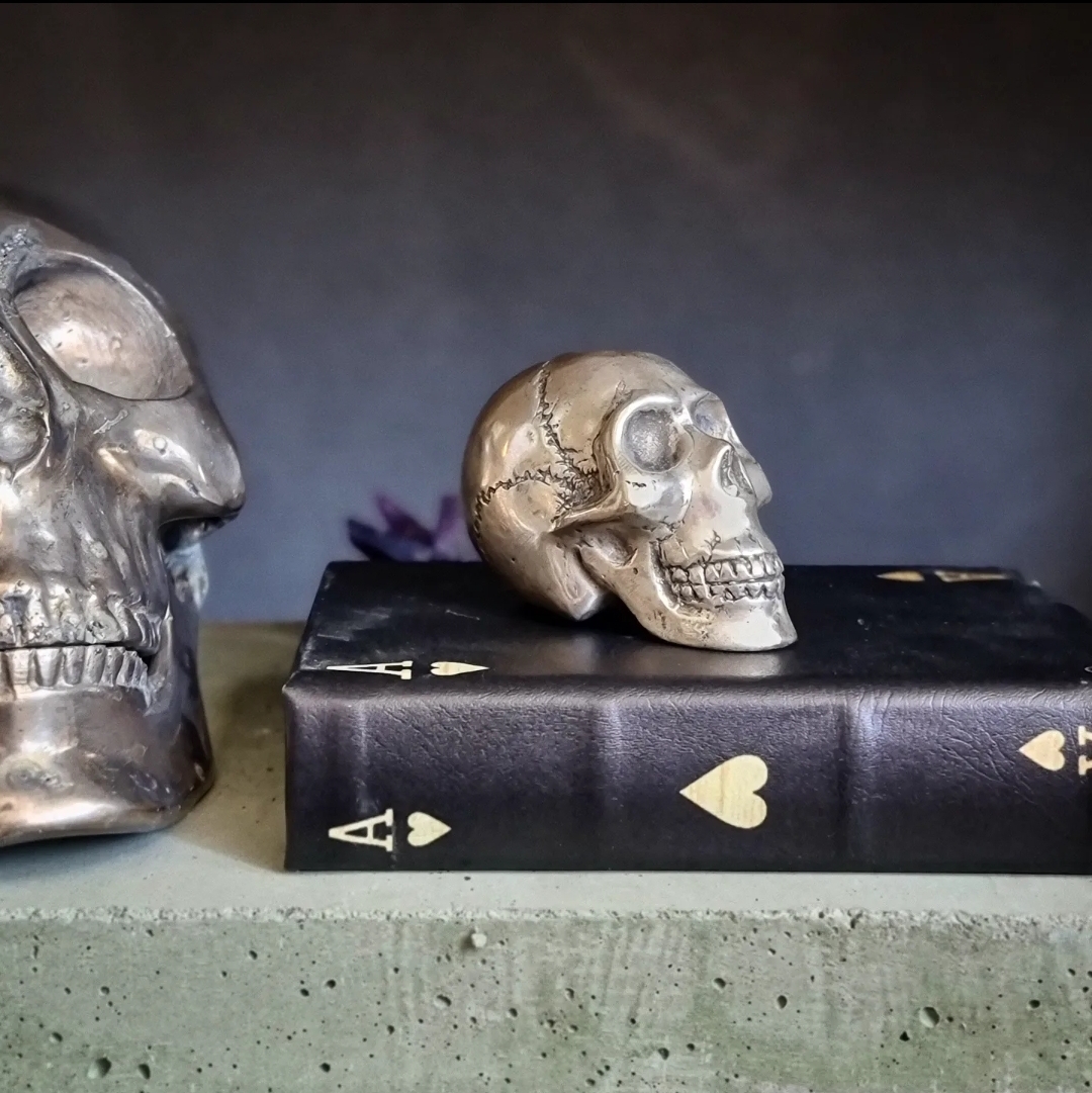Skull Mini - Bronze Silver