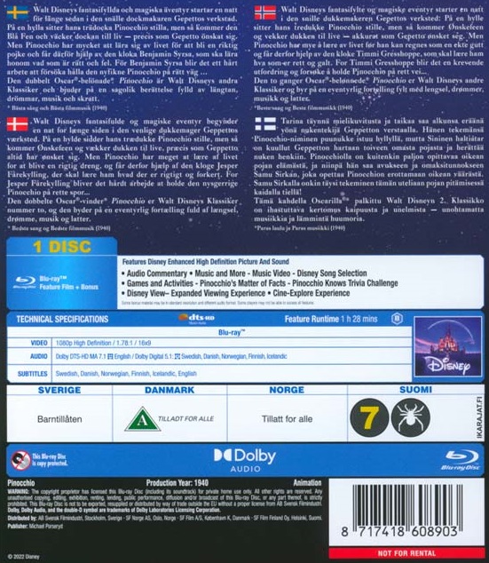 Pinocchio (Disney) (Blu-ray) - 2