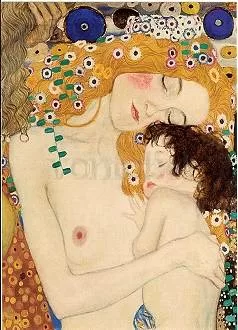 The Three Ages of Life (Detail), Postcard