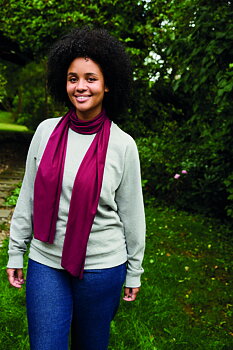 Halsduk - 180X40 cm - Neutral - Fairtrade & EKO, GOTS - 5 olika färger