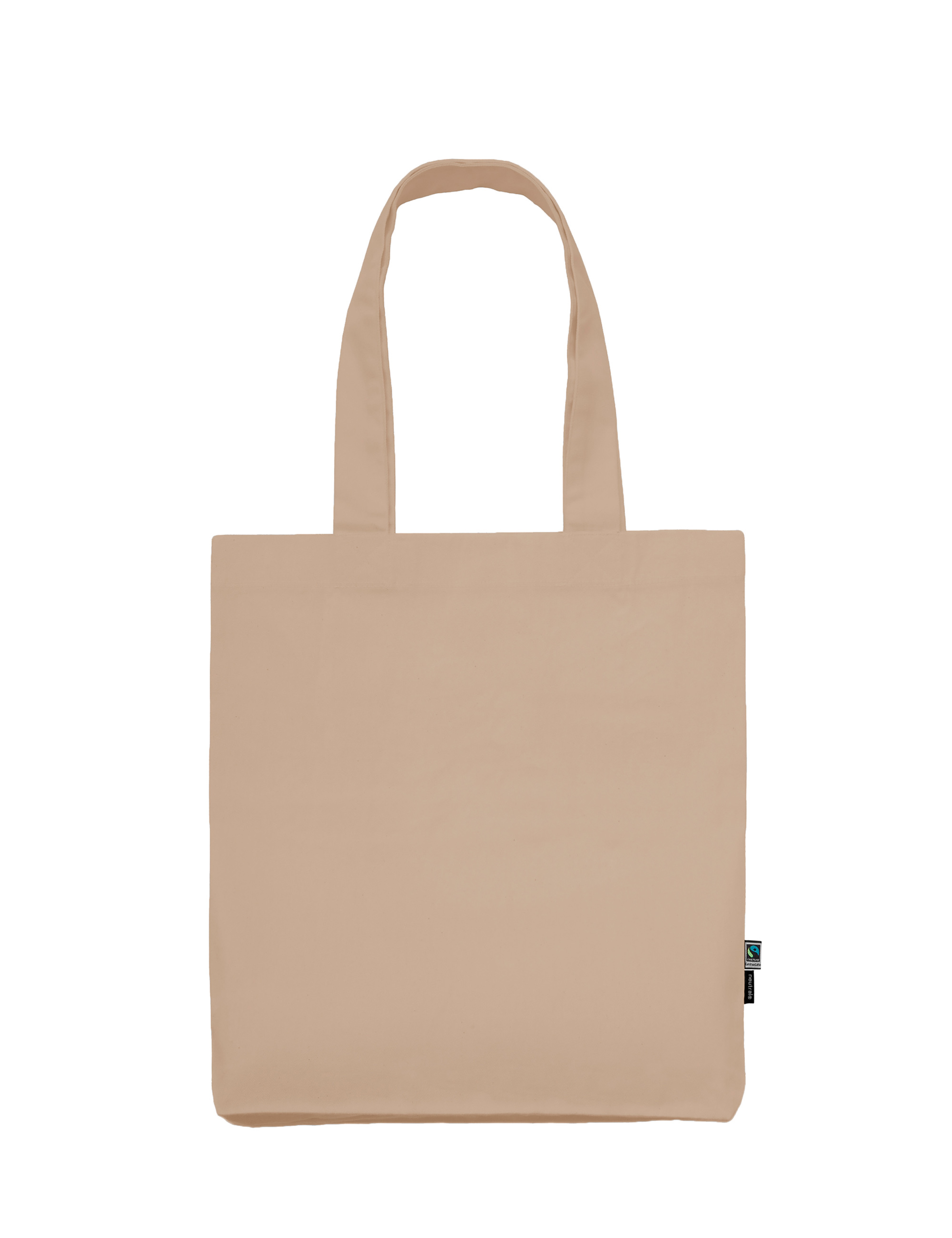 Tygkasse Twill 210 gsm - Långa handtag - Neutral - Fairtrade & EKO GOTS - 26 olika färger - 17