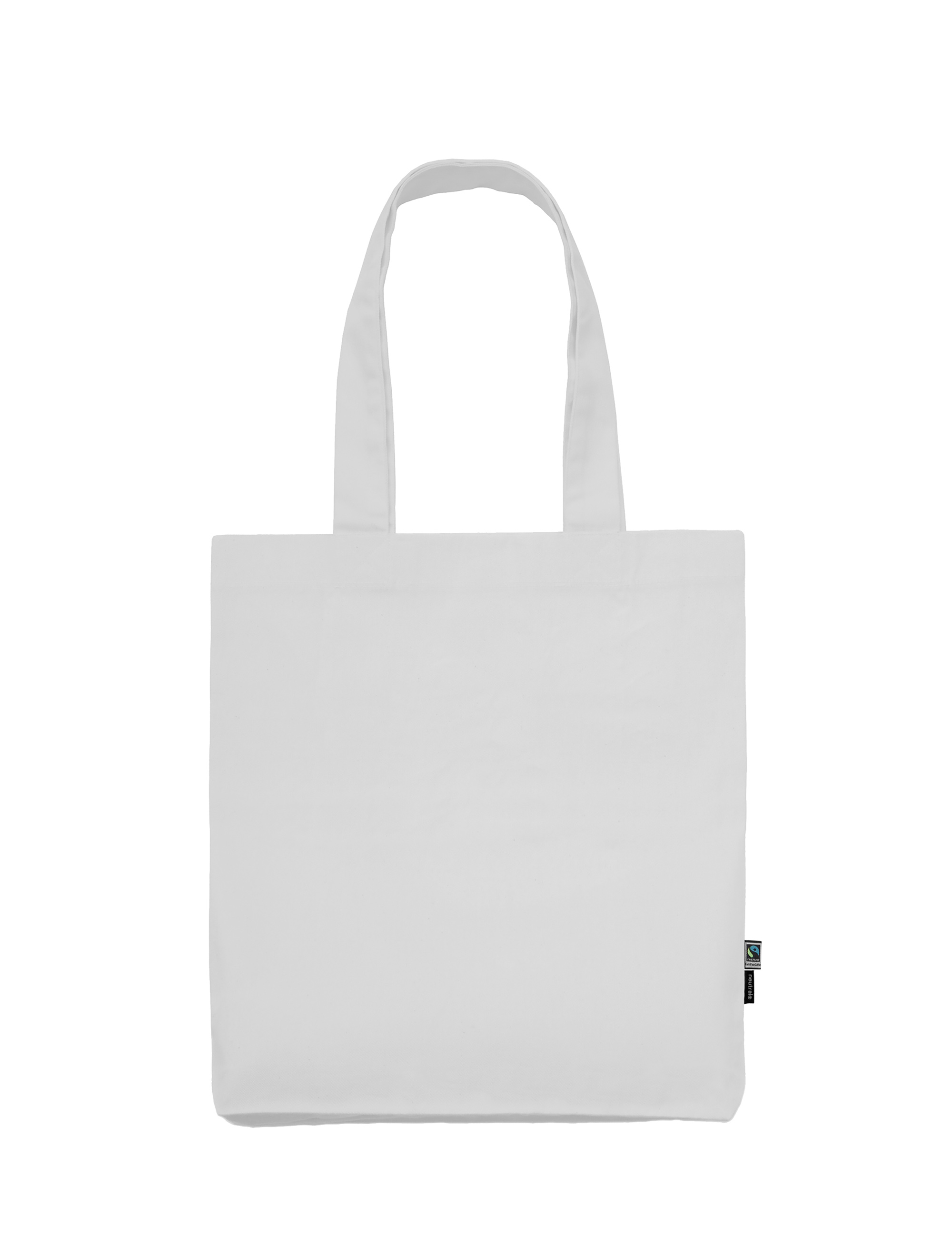 Tygkasse Twill 210 gsm - Långa handtag - Neutral - Fairtrade & EKO GOTS - 26 olika färger - 2