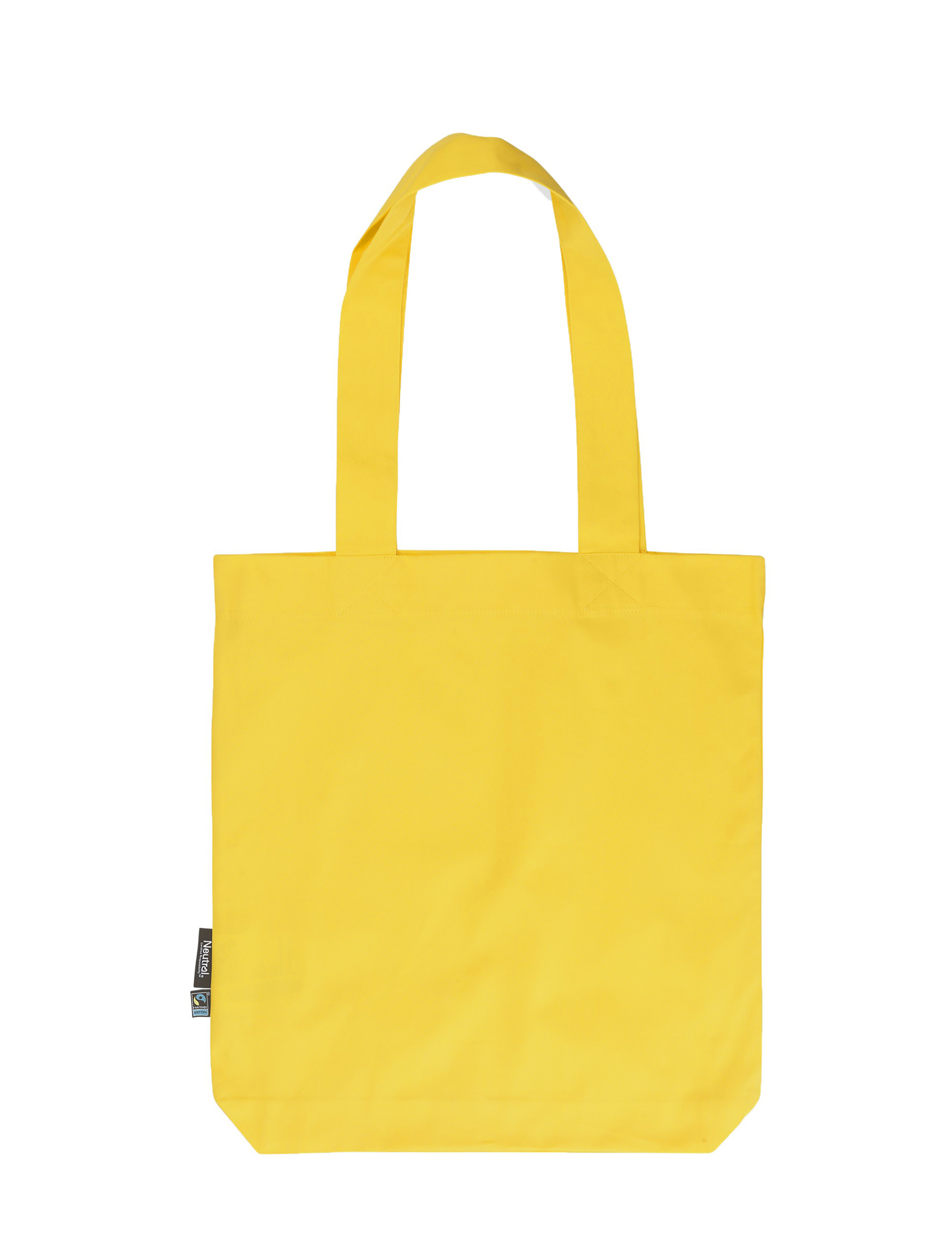 Tygkasse Twill 210 gsm - Långa handtag - Neutral - Fairtrade & EKO GOTS - 26 olika färger - 27