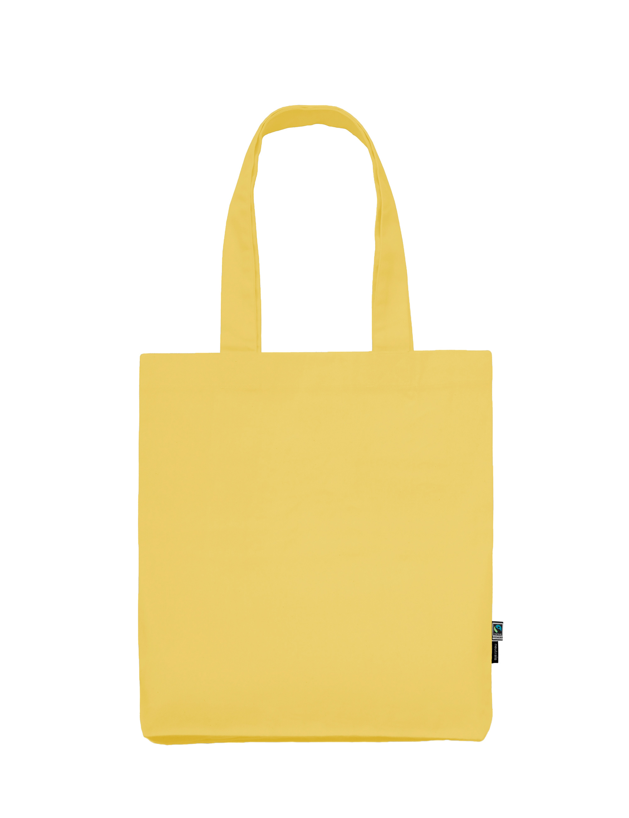 Tygkasse Twill 210 gsm - Långa handtag - Neutral - Fairtrade & EKO GOTS - 26 olika färger - 21