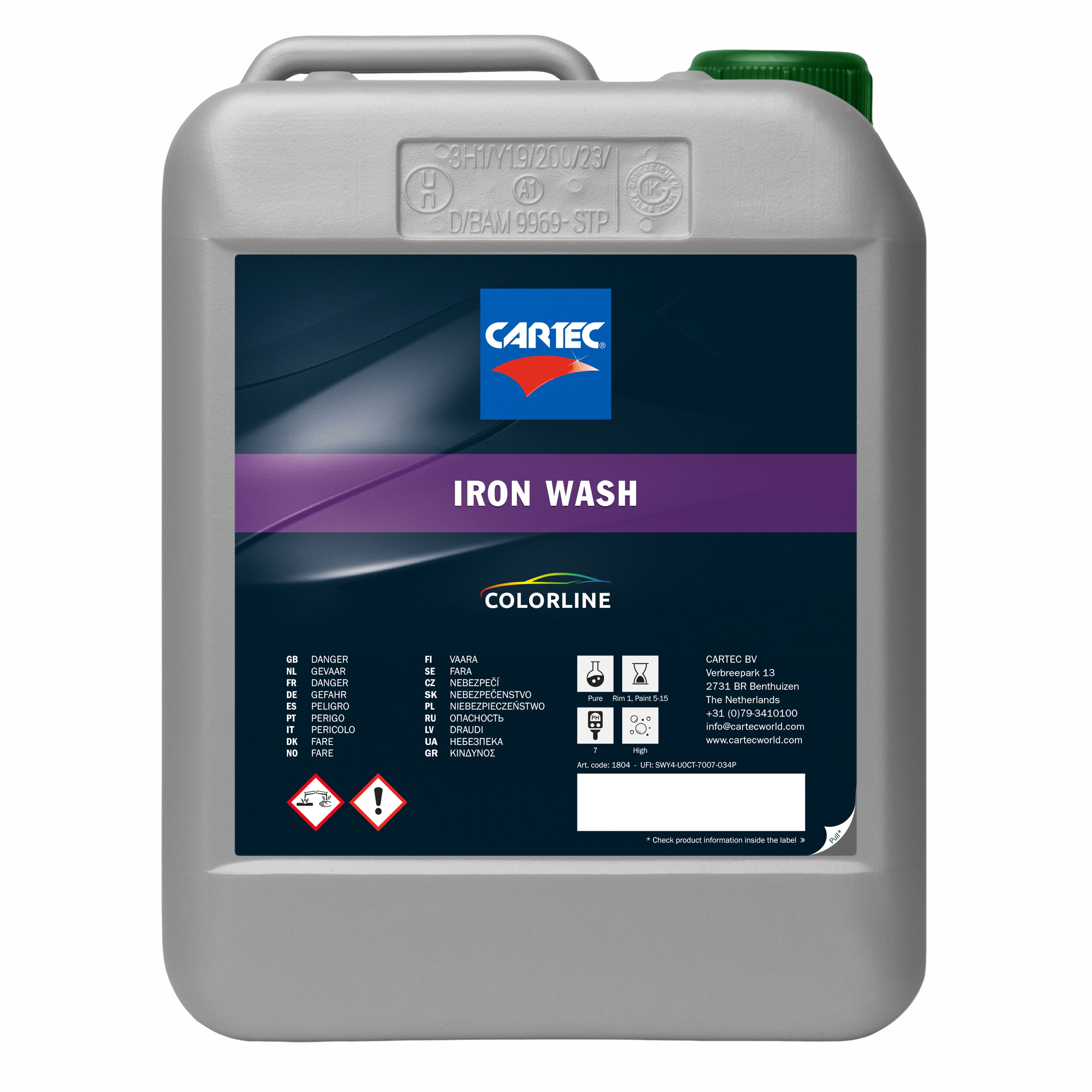 Iron Wash - Flygrostborttagning