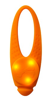 Dogman LED-Blinklampa i Silikon, Orange