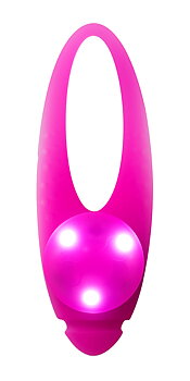 Dogman LED-Blinklampa i Silikon, Rosa