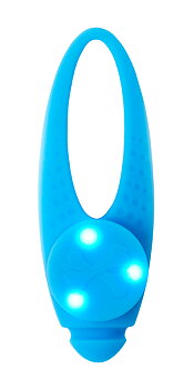 Dogman LED-Blinklampa i Silikon, Turkos