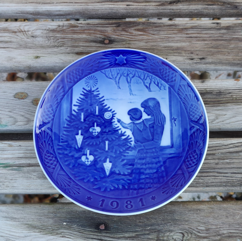 Jultallrik 1981 från Royal Copenhagen 