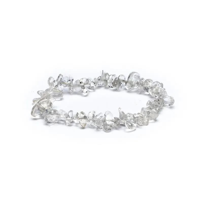 Bergkristall Chip Armband - AA kvalitet