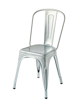 Tolix A stol , galvaniserad