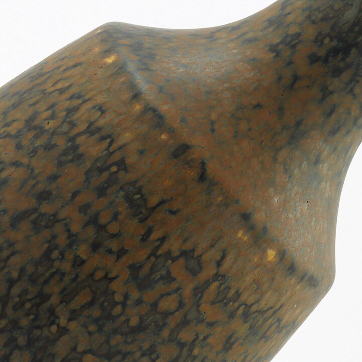 カールハリー・スタルハーネ　CEMシリーズ 艶消しの茶色の釉薬が美しい花瓶 Vase　1960年代  23cm