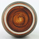 カールハリー・スタルハーネ　CEMシリーズ 艶消しの茶色の釉薬が美しい花瓶 Vase　1960年代  23cm