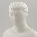 Stig Lindberg (Parian 1977) Matte White Mannen Med Masken Sculpture 24 cm 