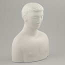 Stig Lindberg (Parian 1977) Matte White Mannen Med Masken Sculpture 24 cm 