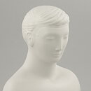 Stig Lindberg (Parian 1977) Matte White Mannen Med Masken Sculpture 24 cm 
