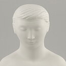 Stig Lindberg (Parian 1977) Matte White Mannen Med Masken Sculpture 24 cm 