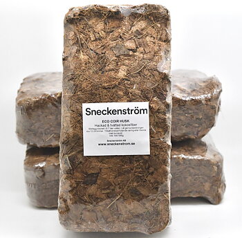 ECO Coir block ca. 600g Hackad kokos
