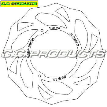 Brake Disc Front 198 mm - KTM