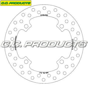 Bromsskiva Bak Honda CR 125 89-97