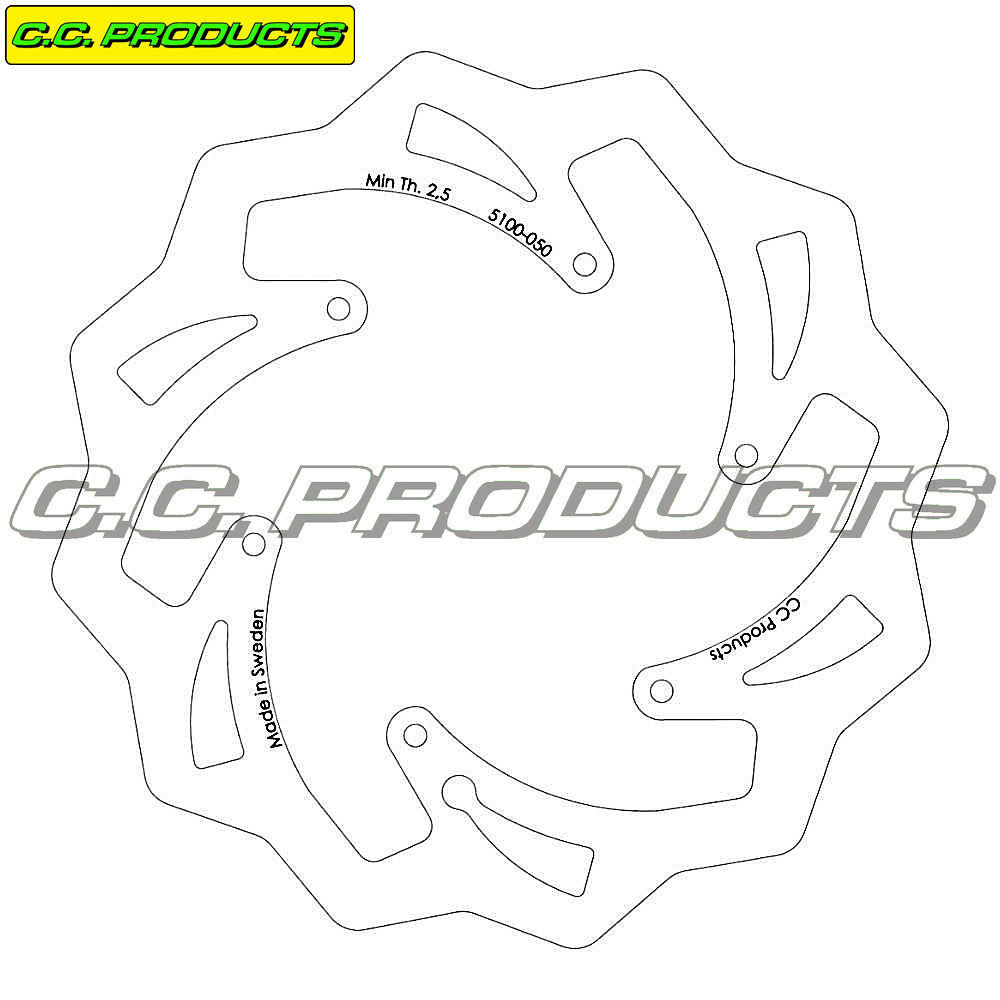 Brake Disc Front KTM/Husaberg/Husqvarna - 260 mm