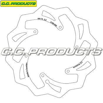 Brake Disc Front KTM/Husaberg/Husqvarna - 260 mm