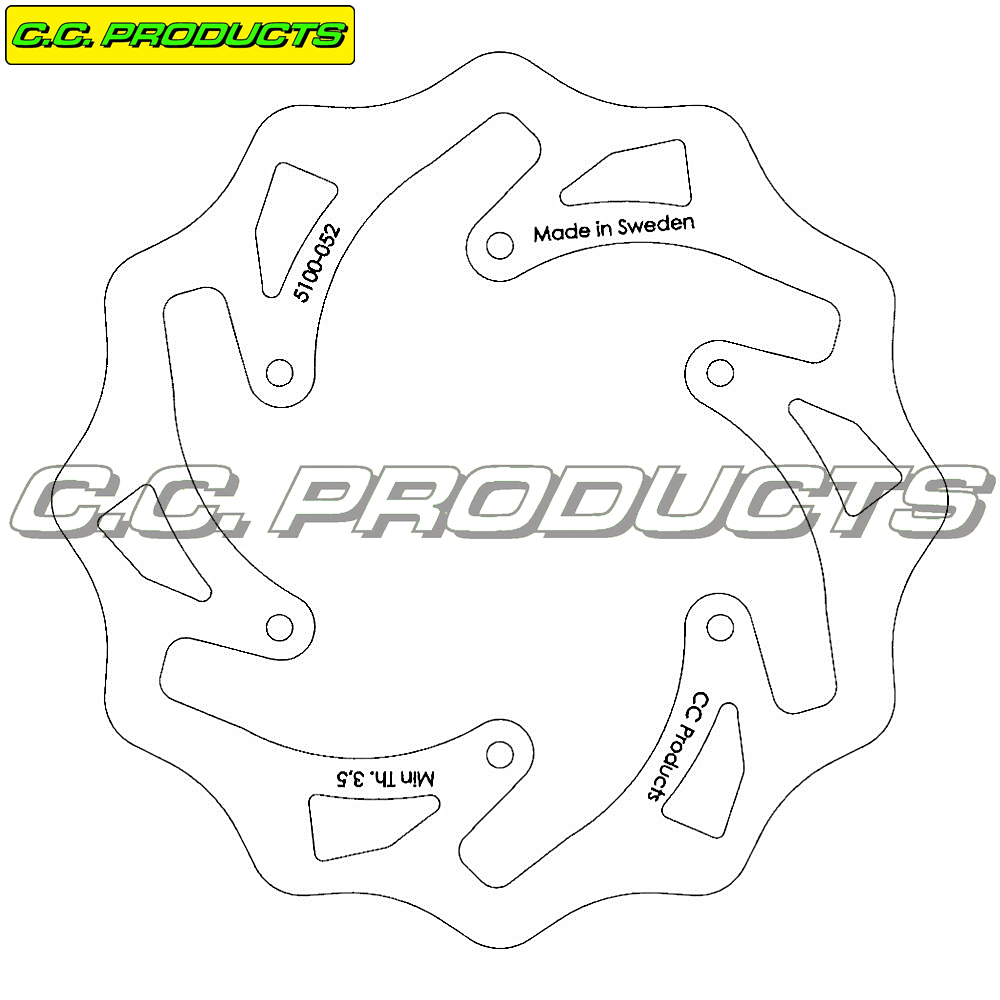 Bromsskiva Bak KTM/Husaberg/Husqvarna - 220 mm