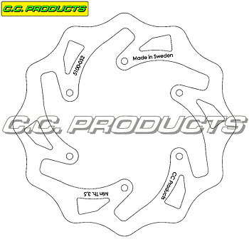 Brake Disc Rear KTM/Husaberg/Husqvarna - 220 mm