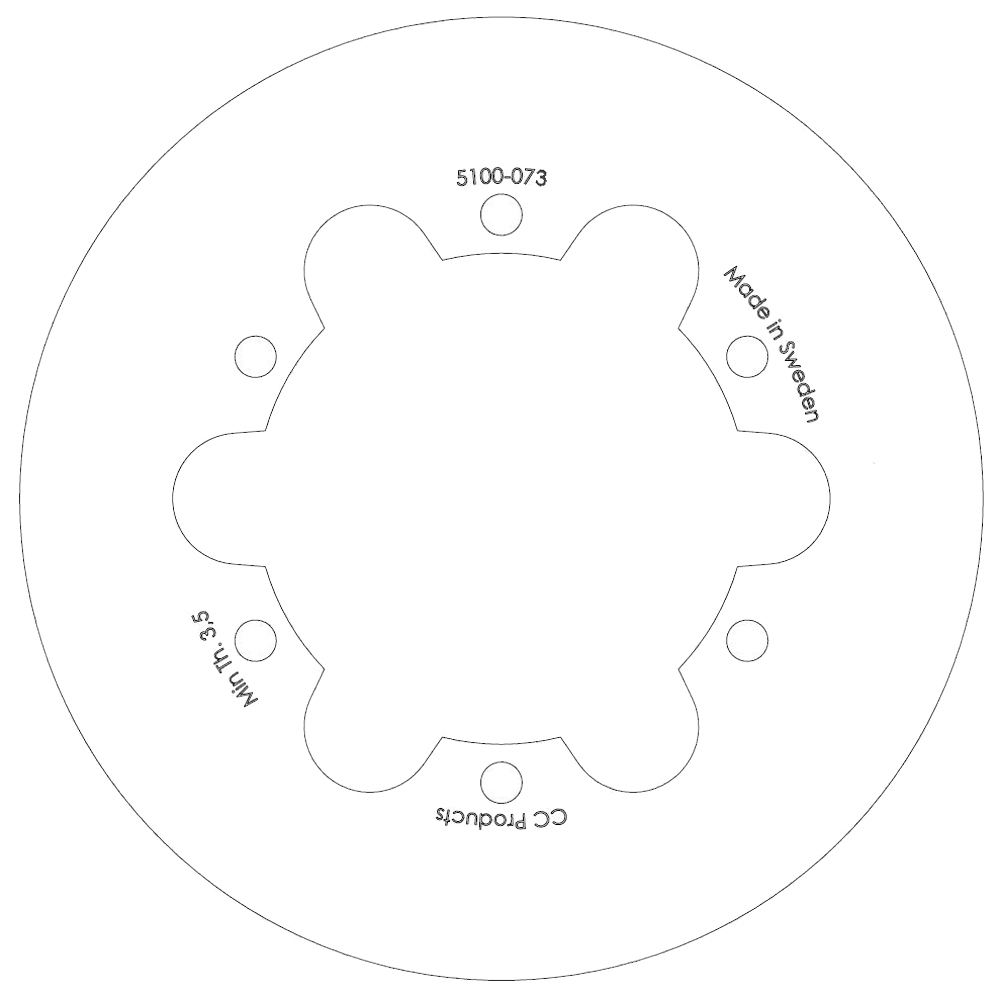 Brake Disc Rear  Solid