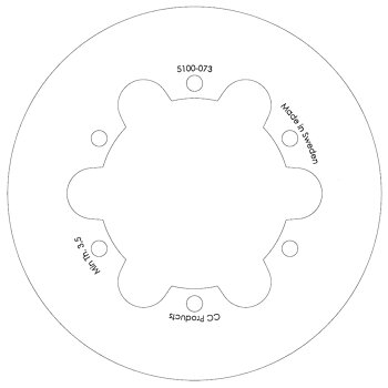 Brake Disc Rear  Solid