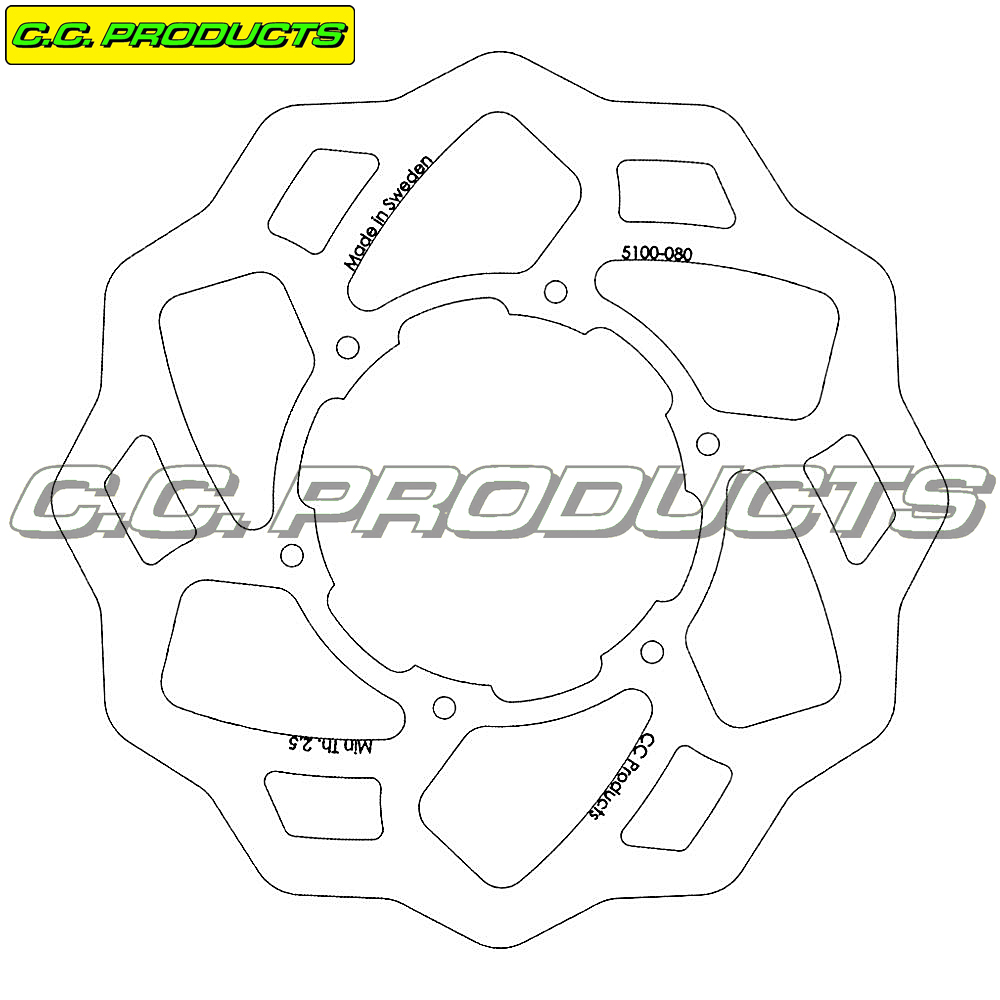 Brake Disc Front - GASGAS Enduro 95-19 - 260 mm