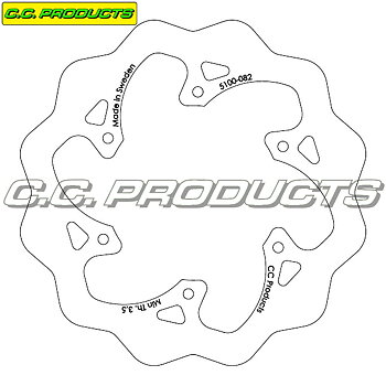 Bromsskiva Bak - GASGAS Enduro 95-17 220 mm