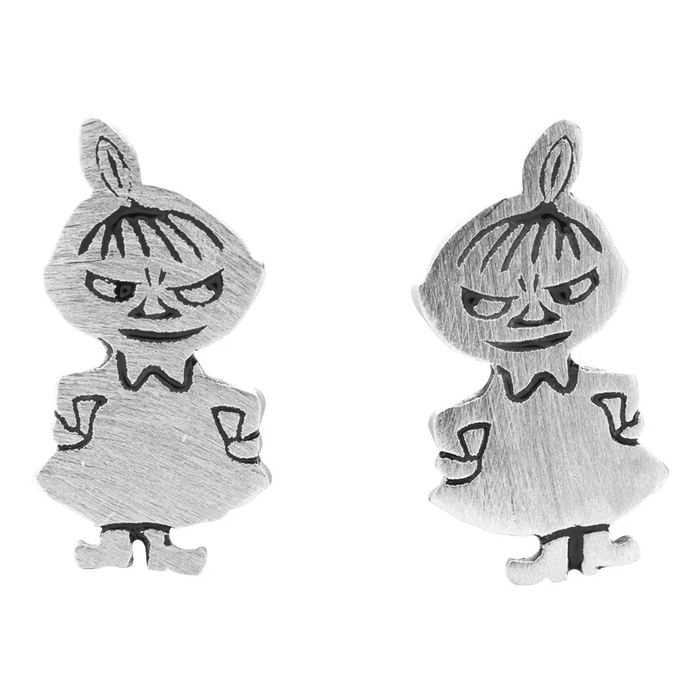 Mumin Örhängen - Silver -  Lilla My Figur