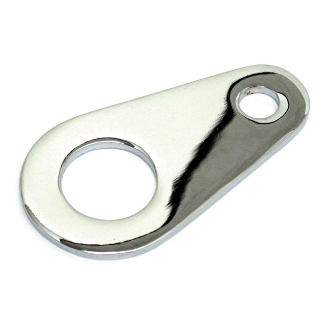 FÄSTE FÖR TÄNDNINGSLÅS, KROMAT STÅL, 22 MM. HÅL FÖR TÄNDNINGS LÅS.