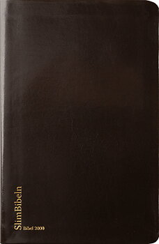 Bibel 2000 Slimline - Bonded leather svart