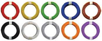 Kabel i ring om 10mtr, flera f