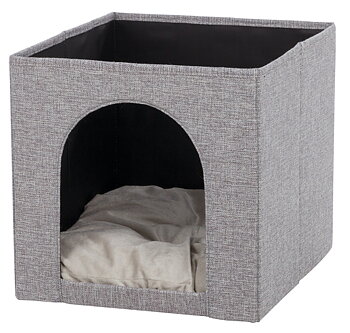 Trixie Kattgrotta Ella För IKEA Hylla 33x33x37cm Grå 