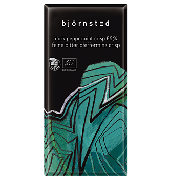 Dark Peppermint crisp 85% 100gx10, EKO