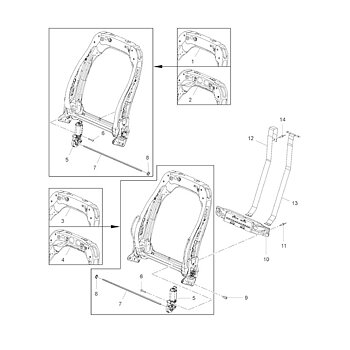  Seat frame