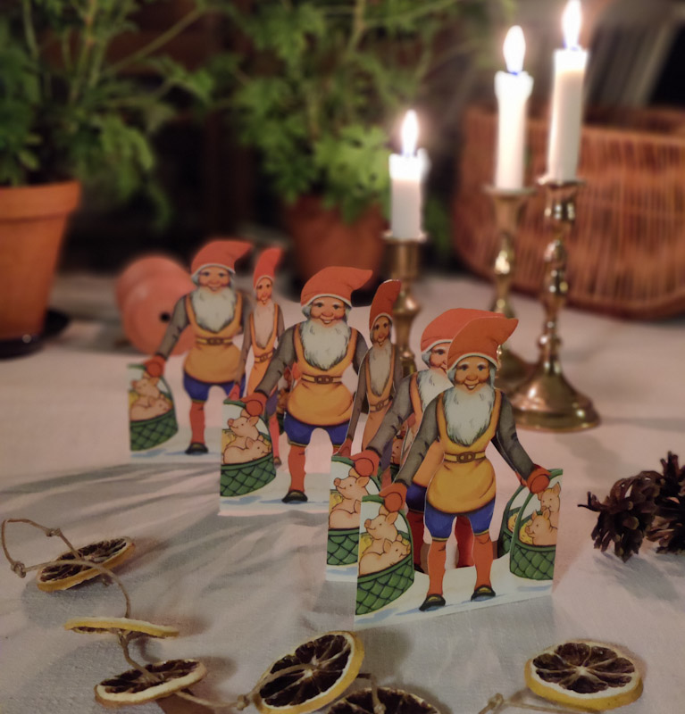 Griskorg julrad i nytryck