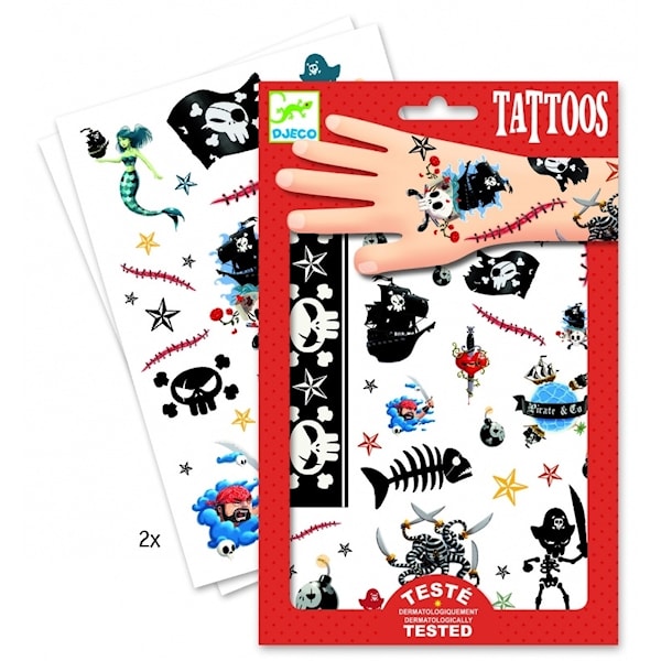 Tatoo Pirates, Tatueringar - Djeco - 2