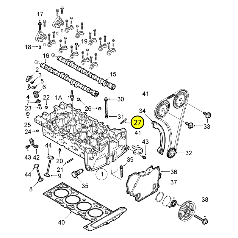Stud  cylinder head  - 2