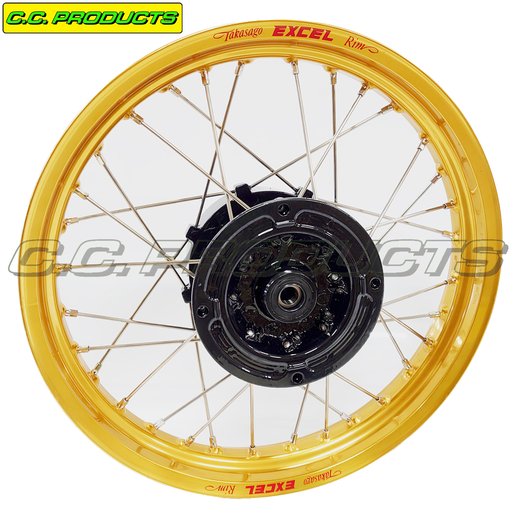 Spoke Set Honda XRV 750 Africa Twin 17x3,00 90-03 Rear Wheel - 3