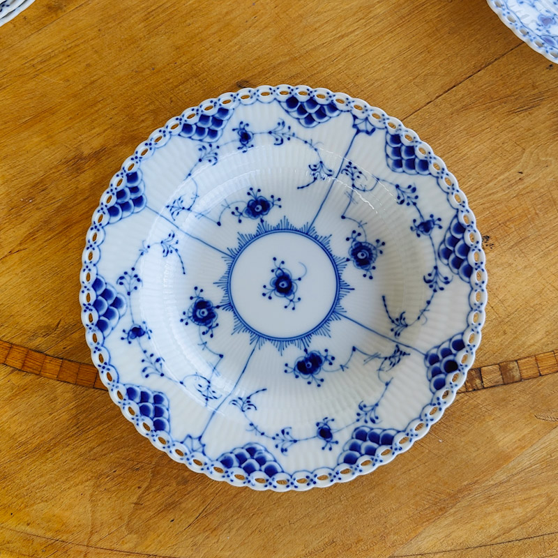 Musselmalet tallrik djup 1170 från Royal Copenhagen - 3