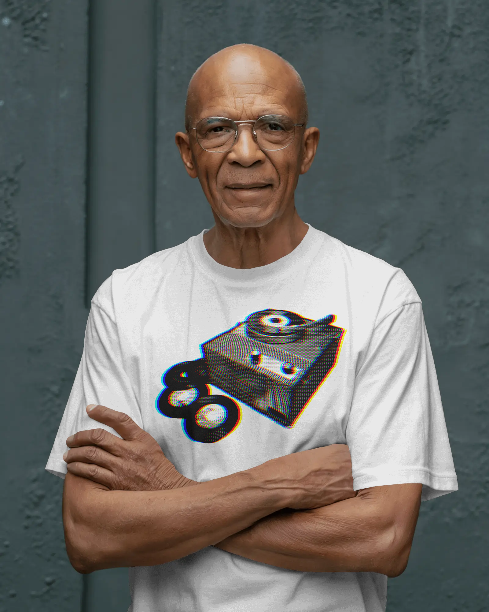 Records Player T-shirt White