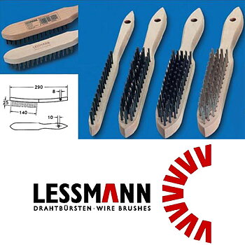 Wire brush 4 rows
