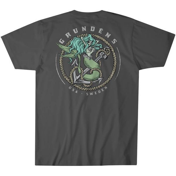 Grundéns Mermaid T-Shirts Iron Grey